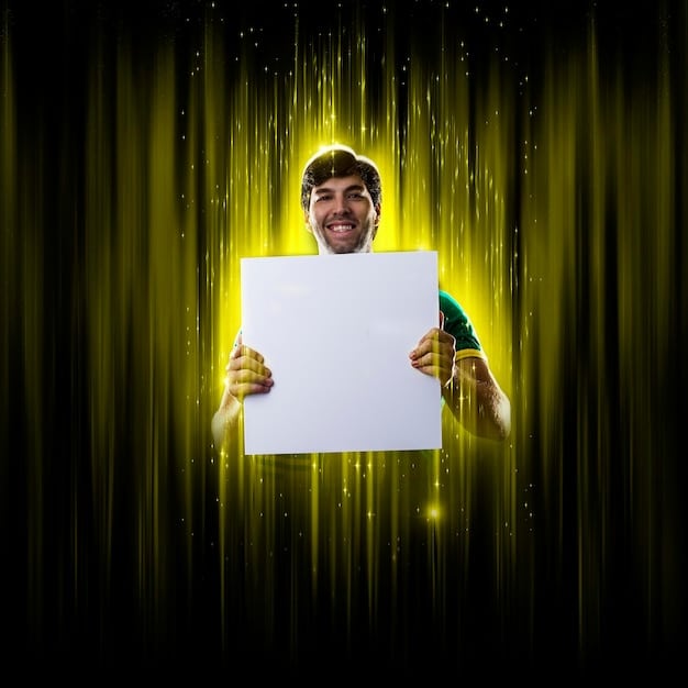 A person holding up a certificate of victory with the Arcane logo, surrounded by cheering fans and digital confetti, symbolizing success in the prediction tournament.