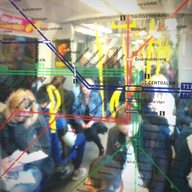 A computer screen displaying a collaborative timeline project interface, with multiple users simultaneously editing entries, adding images, and discussing events via a chat window, showcasing the project's digital collaboration setup.