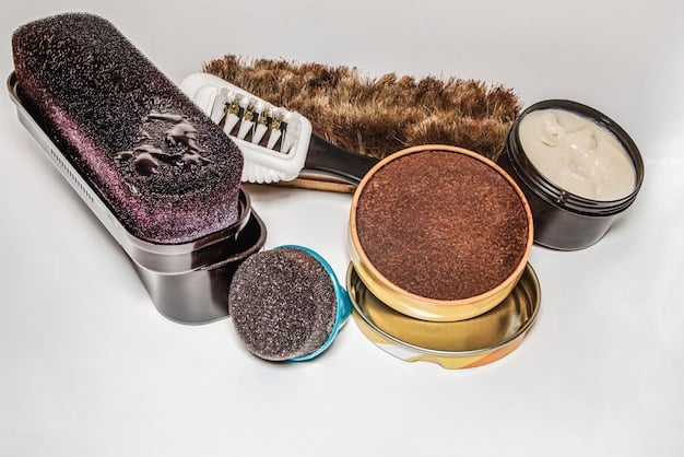 A collection of styling products for facial hair, including various shades of crepe hair swatches, a tube of spirit gum adhesive, and a tin of moustache wax. The focus is on the textures and consistencies of these materials, essential for creating a convincing and well-styled moustache.