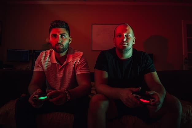 A split image showing on one side, a group of esports players meeting in a room, discussing strategies with serious expressions, and on the other side, them celebrating a victory during the playoff game. The image represents collaborative efforts between players to get their rights.
