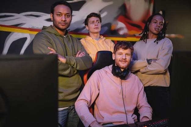 A team photo of a highly successful collegiate League of Legends team, showcasing dedicated players and coaching staff, with university branding and esports awards visible.