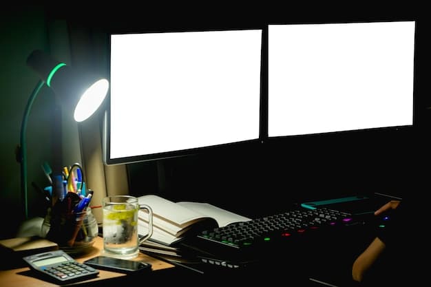 A split screen showing two different gaming setups: one with a high-end gaming PC and multiple monitors, and another with an older, simpler PC setup, illustrating the wide range of hardware and experiences in PC gaming.