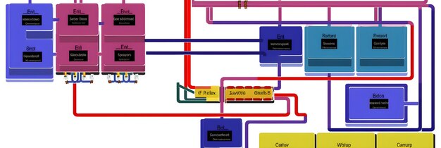A detailed schematic diagram illustrating the flow path of coolant in a custom water cooling loop, showing connections between reservoir, pump, CPU block, GPU block, and radiators.