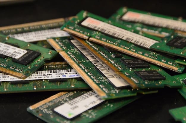 A close-up shot of various PC components (CPU, GPU, RAM) neatly arranged on an anti-static mat, highlighting the key elements for building a budget gaming PC. The lighting is soft and focused, emphasizing the details and textures of the hardware. The composition suggests the careful selection and assembly process.