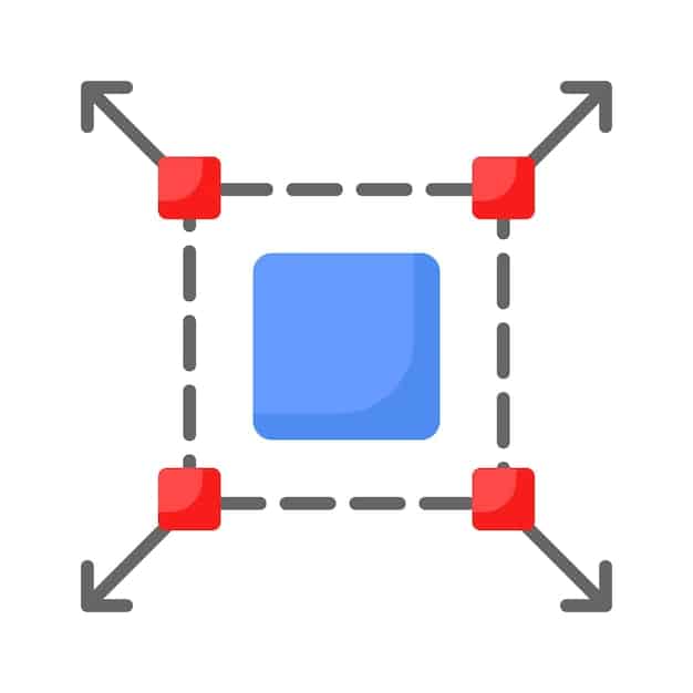 A diagram illustrating simple collision detection using bounding box techniques. Two overlapping rectangular shapes are highlighted, with clear labels indicating the X and Y coordinates of their corners. The diagram visualizes the first steps of 'Understanding Game Physics: A Beginner's Guide to Collision Detection in 2D Games'.