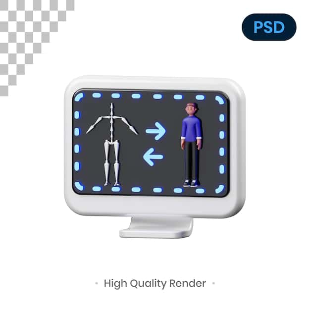 Screenshot of Blender interface showing the animation timeline and keyframes of a 3D character's arm movement. The character is a bright green robot with glowing blue eyes, set against a grey grid background. This image illustrates the process of animating a character in 3D, crucial for achieving realistic and engaging movements in game characters, essential information to understand Character Animation Basics: Bringing Your Game Characters to Life with Simple Animations.