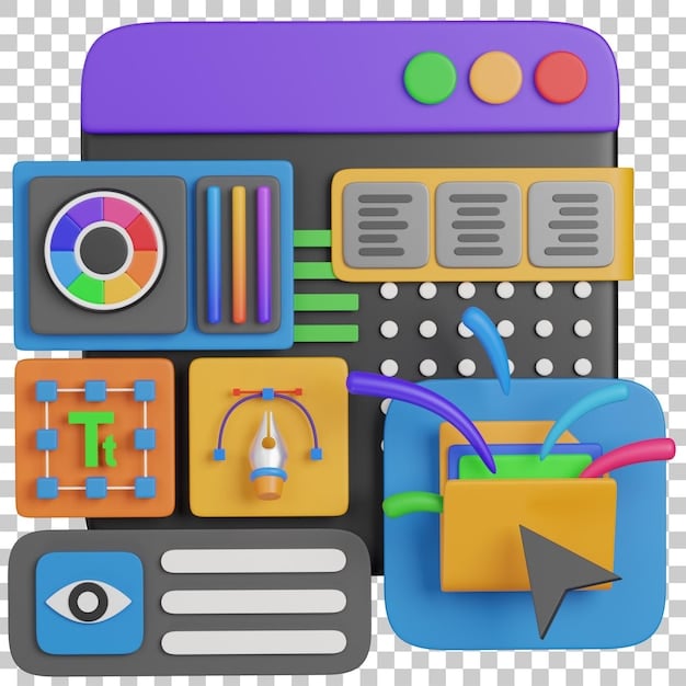 A collage showcasing icons and interface screenshots of Blender, Maya, ZBrush, and Aseprite, highlighting their distinctive features and applications in both 2D and 3D game art creation. The collage aims to demonstrate the diversity in game art development tools: an overview of essential software for aspiring developers.
