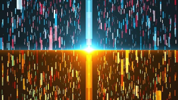 A split-screen image. On the left, a beginner struggles with lines of complex code. On the right, a developer easily manipulates visual nodes in a user-friendly game engine interface. The text overlay reads 