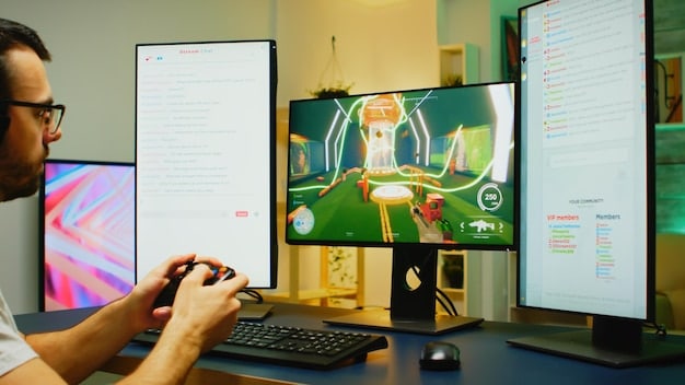 A screenshot of a gaming monitor's on-screen display (OSD) menu, highlighting color settings such as brightness, contrast, gamma, and color temperature. The menu is well-organized and user-friendly, with options to adjust each setting individually. The monitor model and brand are visible in the corner of the screen.