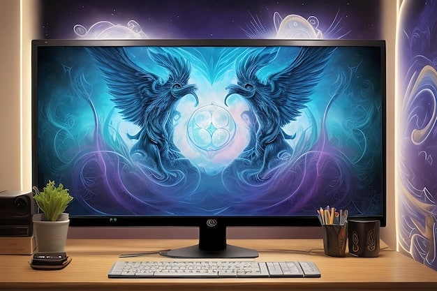 A close-up of a curved gaming monitor displaying a high-resolution, fast-paced game. The image captures the smooth motion and vibrant colors, emphasizing the visual immersion and competitive advantage provided by Esports Gear: The Ultimate Guide to Choosing the Right Equipment for Your Gaming Needs.