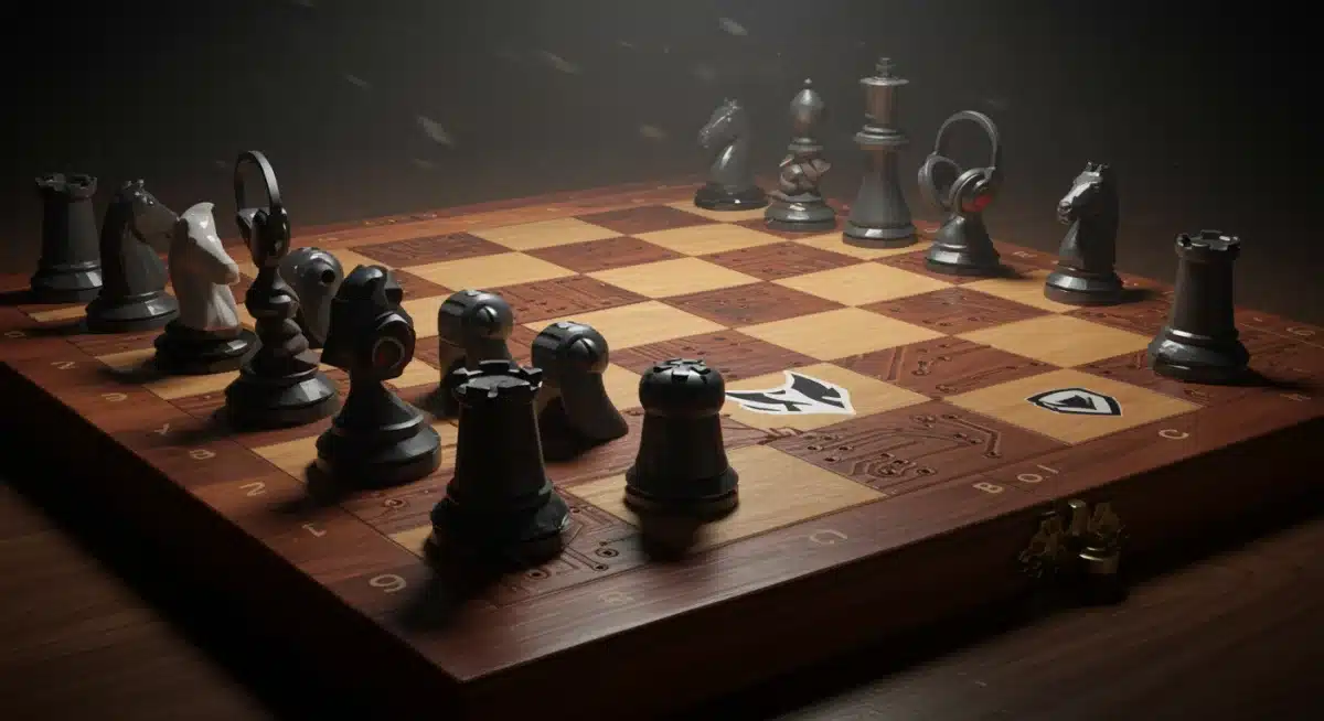 Esports strategic planning illustrated by a chessboard