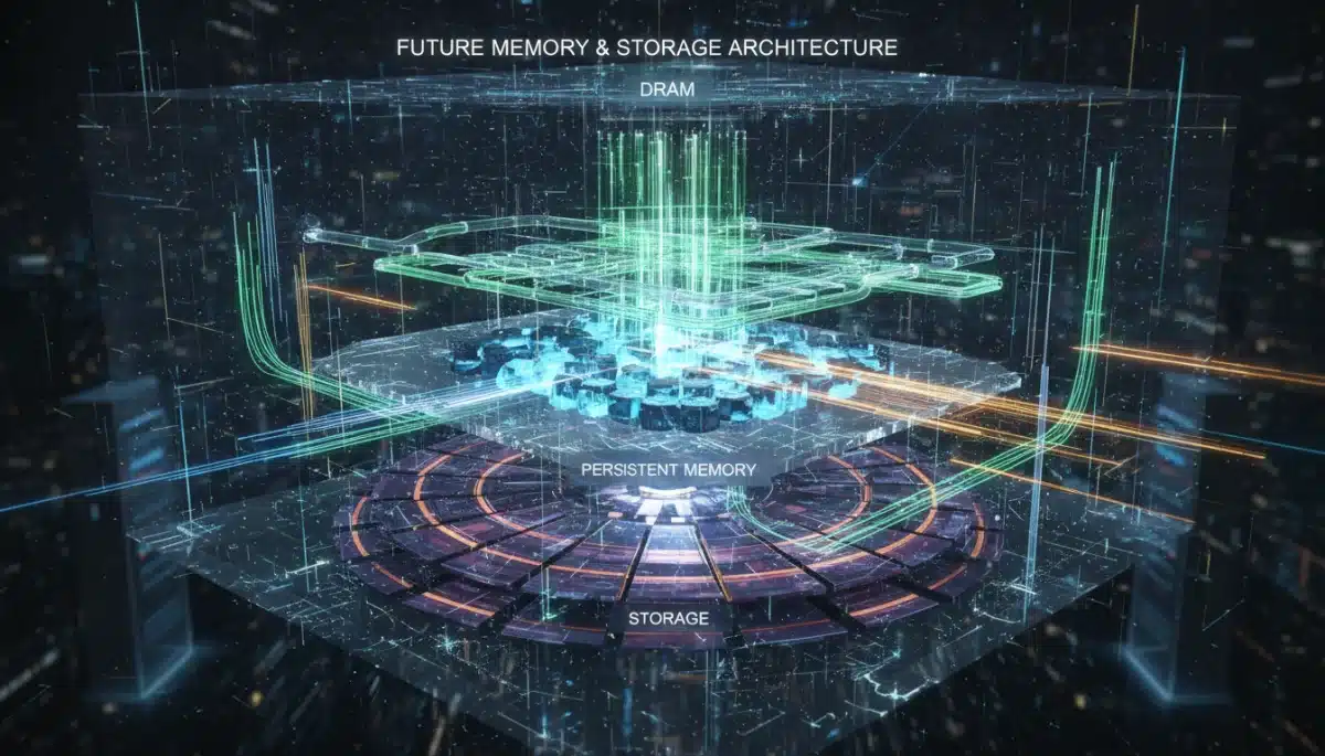 Conceptual future memory and storage architecture