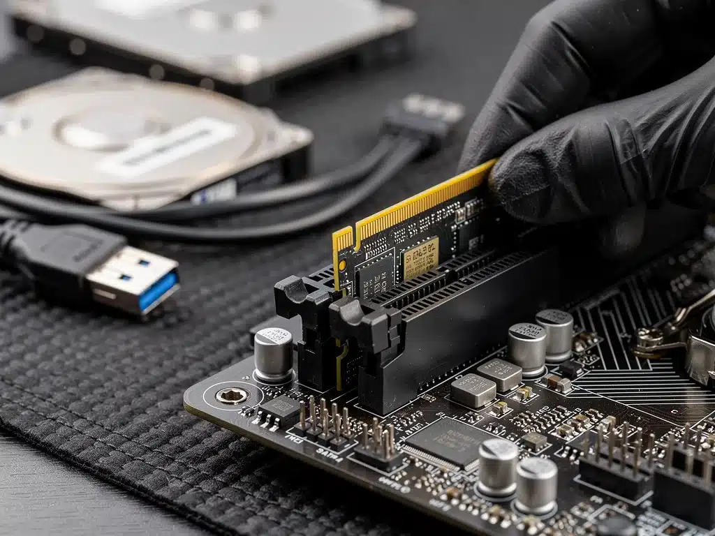 Installing a high-speed NVMe SSD on a gaming motherboard