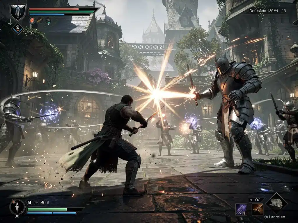 Stunning in-game graphics from a 2026 PC RPG with detailed character and environment design.